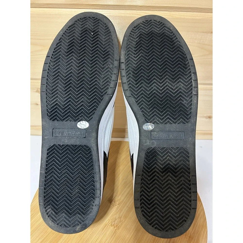 Calvin Klein Landy Black and White Sneakers Men's Size‎ 11.5 EUC